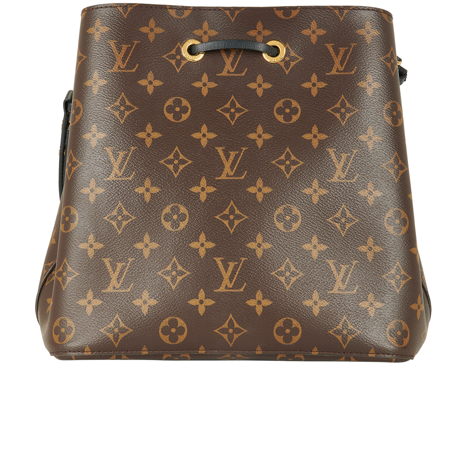 NeoNoe MM Bucket Bag, &pound;1,200, Handbags, Black/Brown, Coated Canvas/Leather, Back view